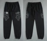 DARC Wolves Joggers Street Pants Casual Warm Oversize