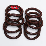 10Pcs Korean Strong Women Hair Scrunchies Girls Elastic