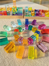 New Design Montessori Toys See Through Rainbow Lucite