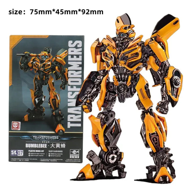 Transformer Toy Bumblebee Action Figure Mecha Assembled Glue-Free