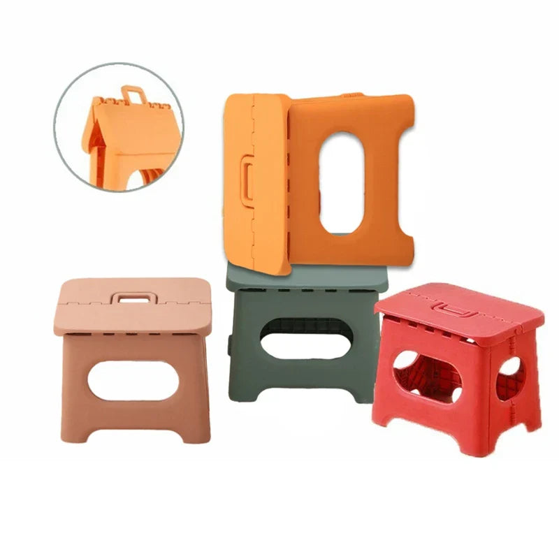 Portable Plastic Folding Stool for Kids Outdoor Hiking