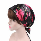 New Women Satin Night Sleeping Cap Head Wrap