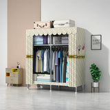 LEEGOHOME Wardrobe 85/110/130/150/170x45CMx170CM Closet Wardrobe with 23MM Steel