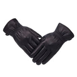 New men's 100% sheepskin gloves, deer skin pattern