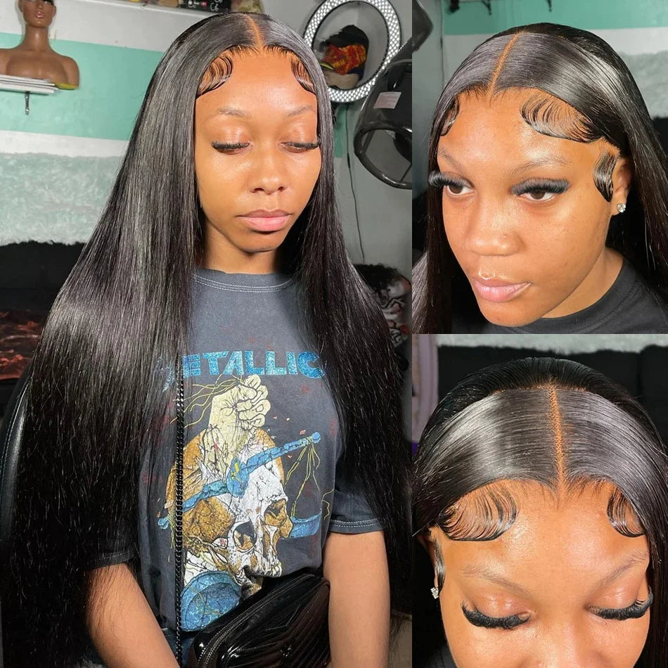 34 30 Inch Bone Straight Hd Lace Front