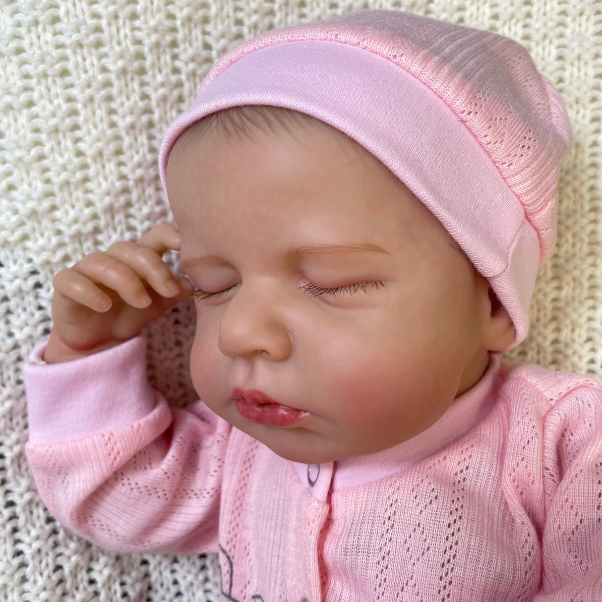 20Inch Lifelike Already Painted Reborn Dolls LouLou 3D
