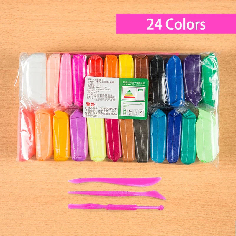 Air Dry Plasticine Modeling Clay Educational 5D Toy