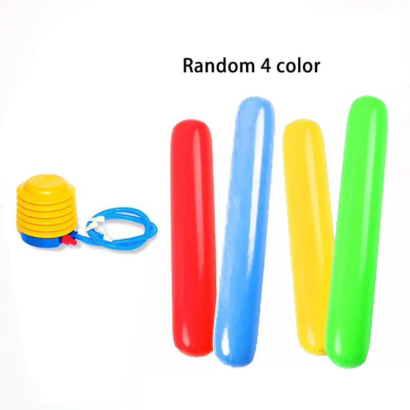 color inflatable balloon air stick children outdoor games