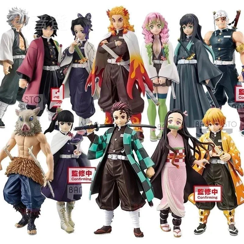 Demon Slayer Figure Model Blind Box PVC Material