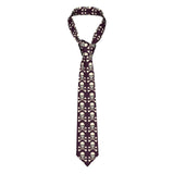 Mens Tie Classic Skinny Haloween Scary Skull Neckties