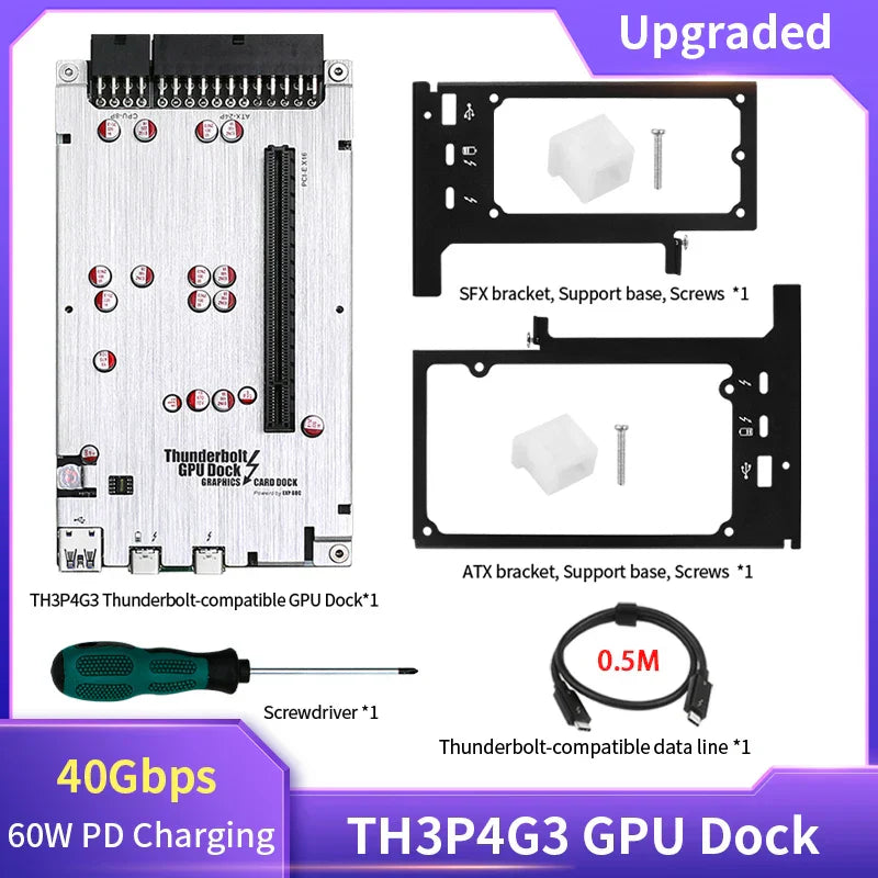 Thunderbolt-compatible GPU Dock TH3P4G3mini Graphics Card USB3.0 Extended