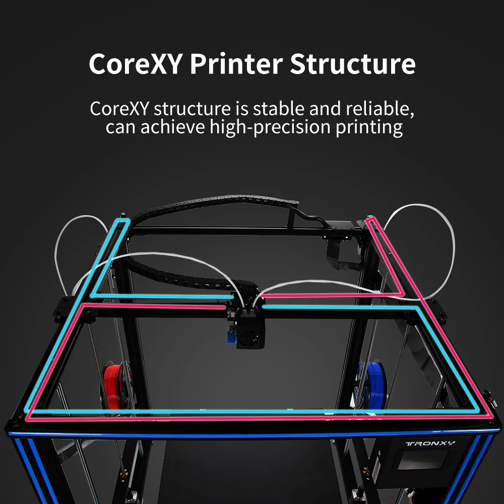 Tronxy X5SA-500-2E Larger 3D Printer 2 In 1