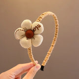 New Children Lovely Coffee Color Cartoon Heart Flower