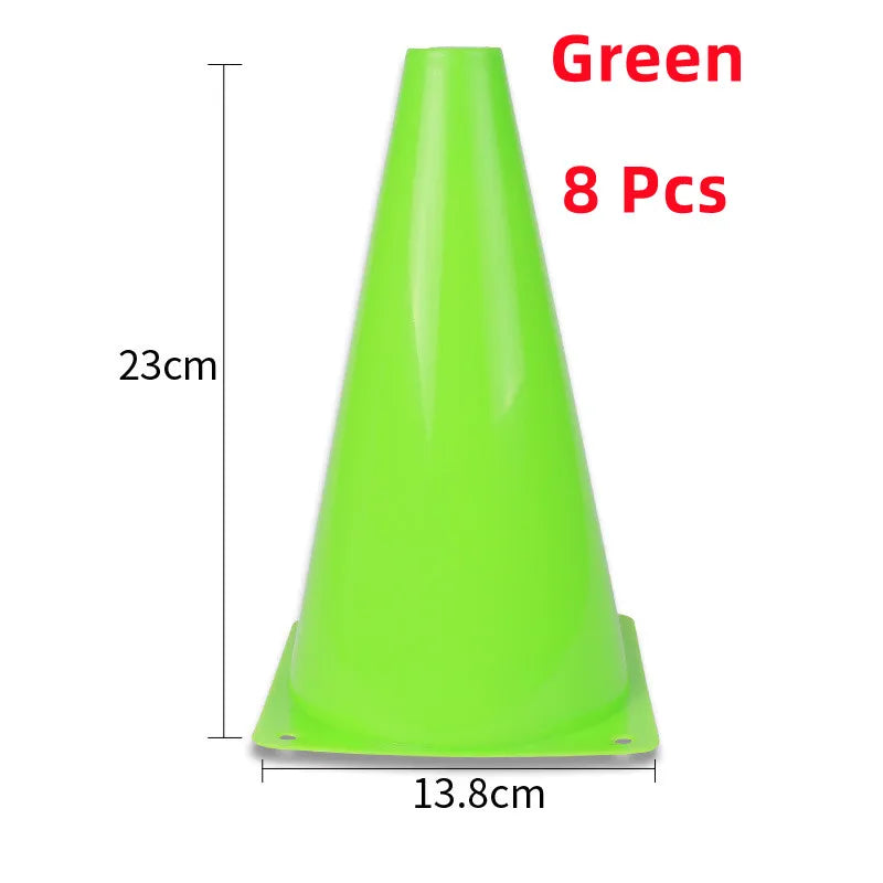 8Pcs 23cm Traffic Prop Cones Toy Multipurpose Construction