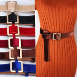 Velvet Sweater Accessories for Women's Belt Dresses with
