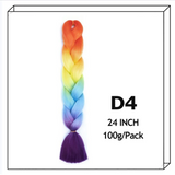 24Inch Synthetic Long Jumbo Ombre Braiding Hair For