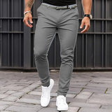 Slim Fit Suit Pants Men's Slim Fit Solid