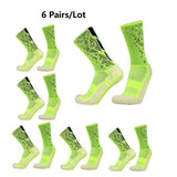 6 Pairs Football Socks Men Women Sports Socks