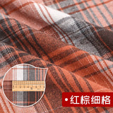 Yarn Dyed Soft Thickening Grinding Wool Plaid Fabric