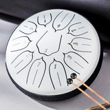 Hluru Glucophone Steel Tongue Drum 6 Inch 11