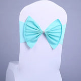 10/50pcs/Lot Bow Chair Sashes Band For Wedding Party