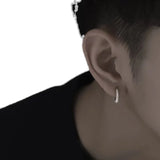 For Men, S925 Silver Needle Earrings For Men