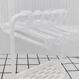 Dollhouse Simulation Plastic Miniture Doll Clothes Rack Garment