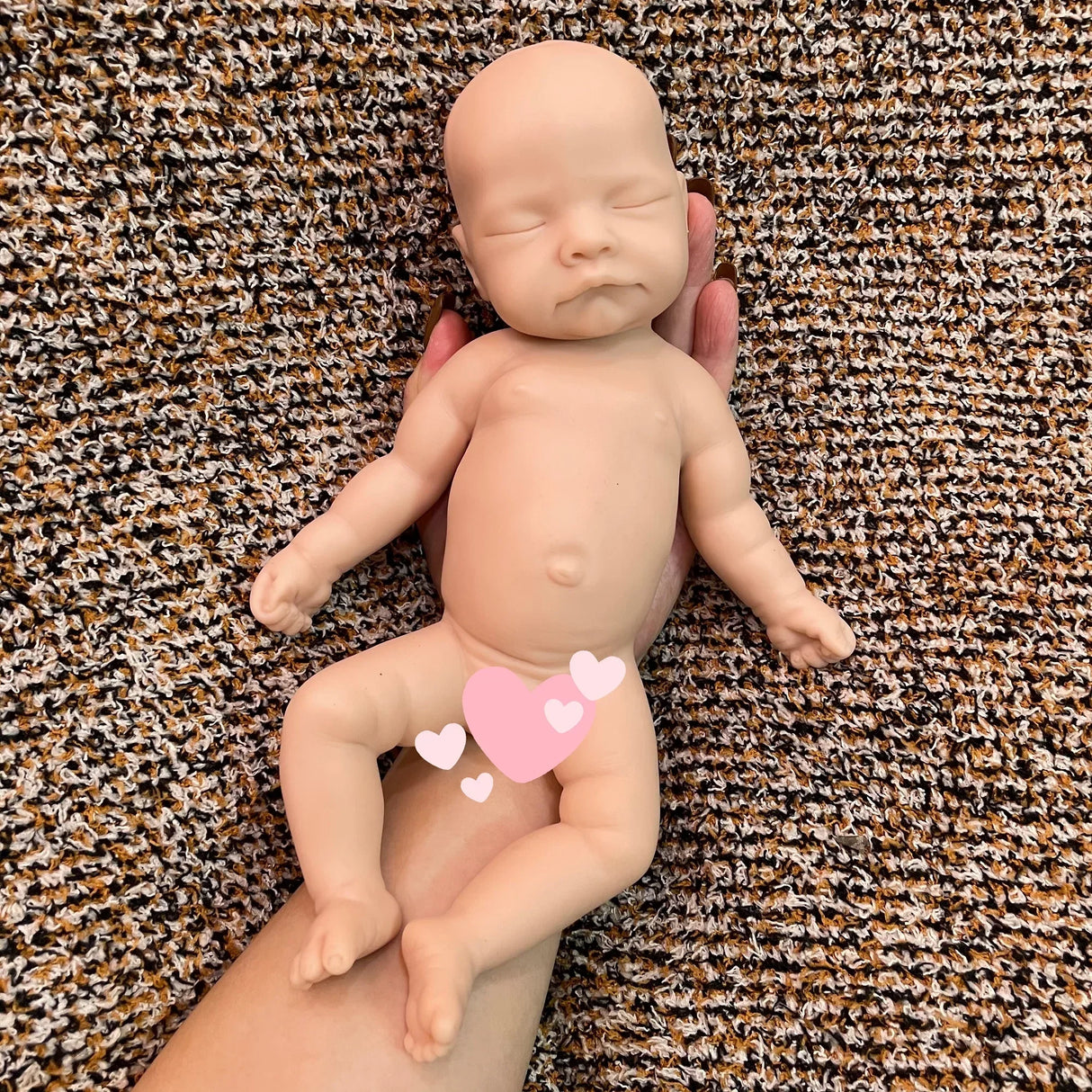 8 styles/28cm Cuddly Unpaint Solid Silicone Bebe Reborn