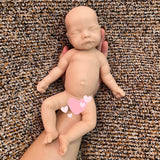 8 styles/28cm Cuddly Unpaint Solid Silicone Bebe Reborn
