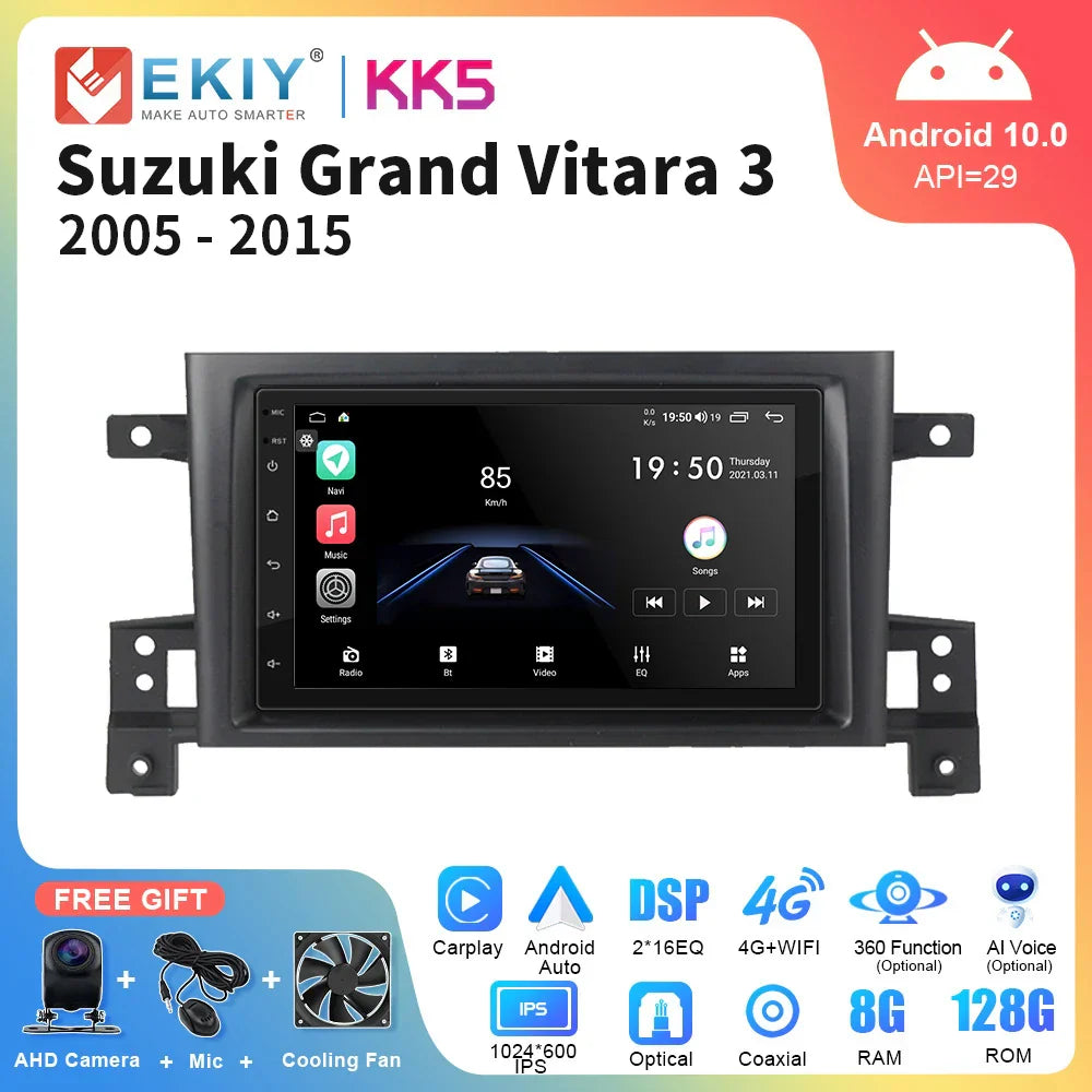 EKIY KK5 Car Radio Stereo For Suzuki Grand