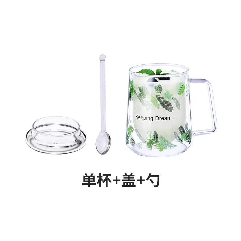 2023 New Simplicity Glass Cup Coffee Drinkware Insulation