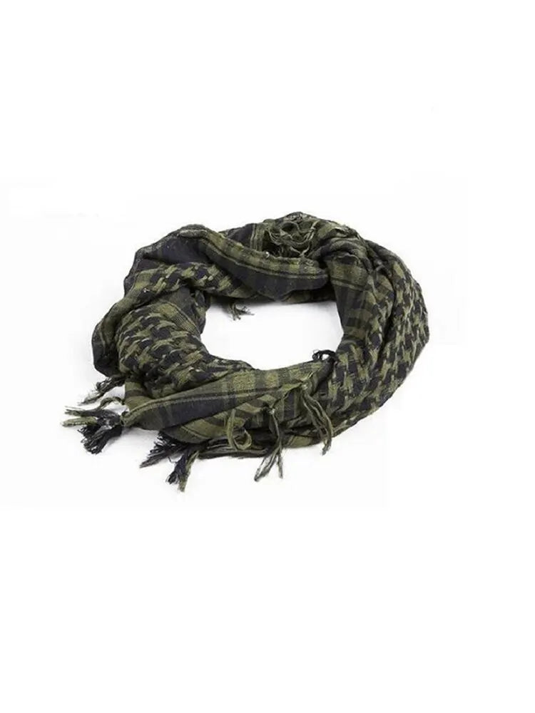 Arab Square Scarf Muslim Shawl Plaid Stripe Printed