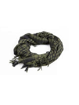 Arab Square Scarf Muslim Shawl Plaid Stripe Printed