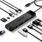 4K USB Hub USB C to Dual HDMI