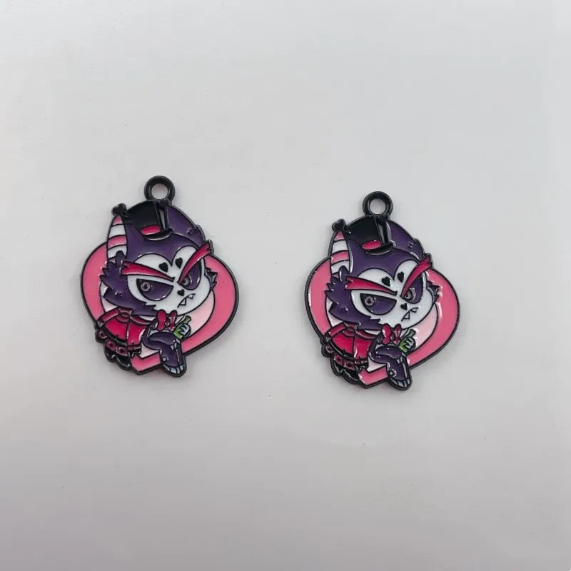 Random mixing10pcs Classic Cartoon Anime Earring Pendant DIY