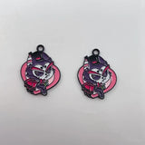 Random mixing10pcs Classic Cartoon Anime Earring Pendant DIY