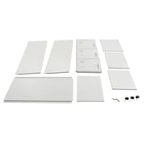 40*40*90cm White 3 Door Metal File Cabinet Office