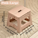 Plastic Folding Stool, Outdoor Foldable Beach Chair, Ultralight