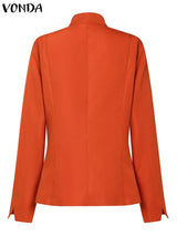 Plus Size 5XL VONDA Women Blazer 2023 Autumn