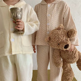 Kids Clothes Girls Loungewear Spring Cotton Yarn Polka