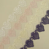 3Yards New eyelash fabric accessories solid color lace