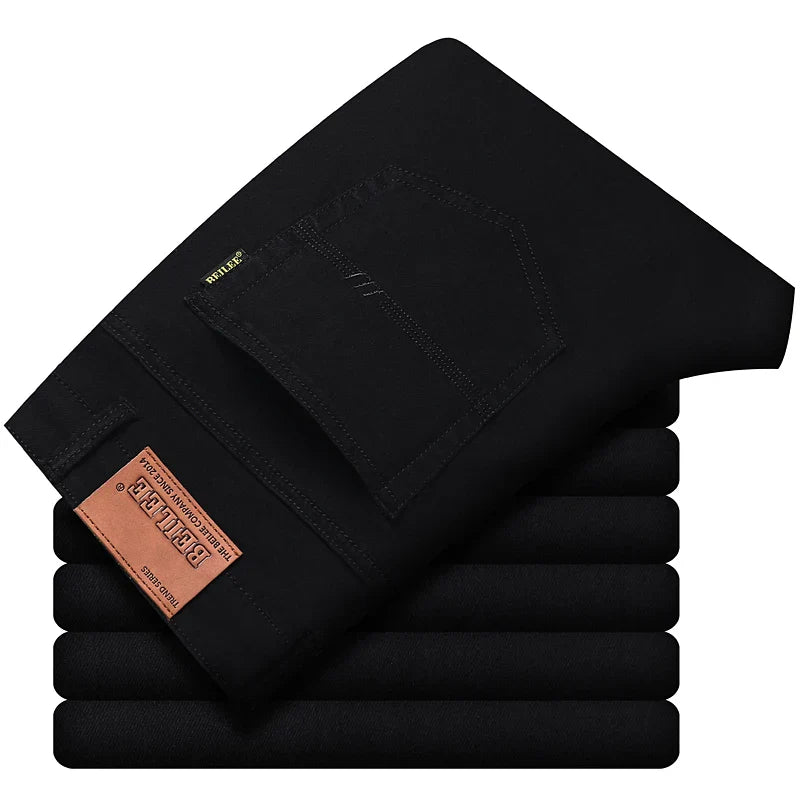 New Men's Pants Trend Temperament Casual Denim Jeans