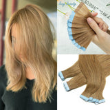 Mini Tape in Human Hair Extensions Double Side