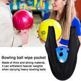 Bowling Ball Polish Cloth Bowling Ball Polisher Bag