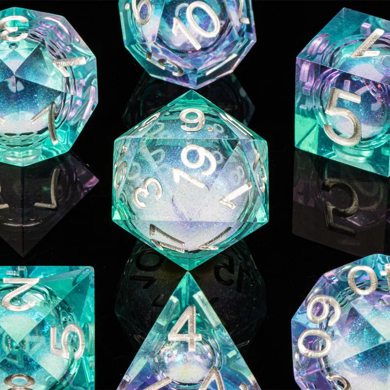 Sharp Edge Dice Dungeons and Dragons liquid core