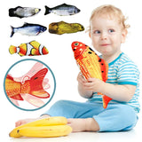 Baby Electric Fish Toy Plush Simulation Animal Electric