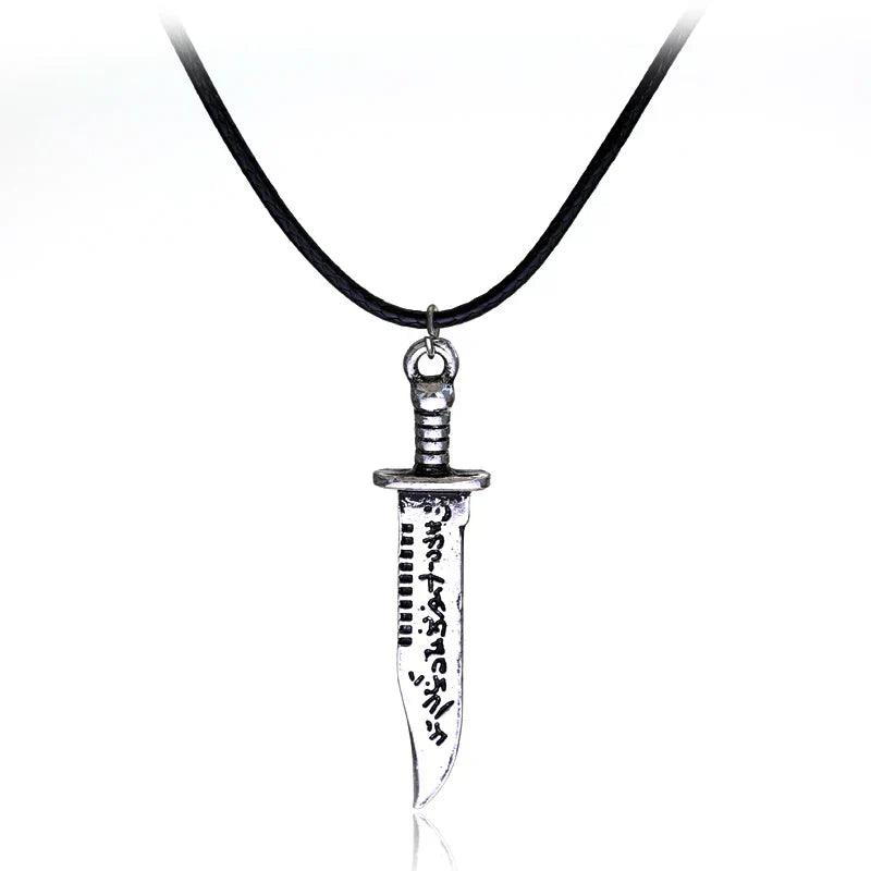 Movie Supernatural Dean Leather Rope Coppery Pendant Necklace