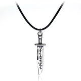 Movie Supernatural Dean Leather Rope Coppery Pendant Necklace