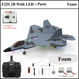 New F22S 2.4G 4CH 3D6G RC Airplane Raptor