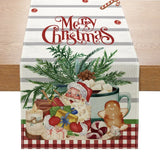 Christmas Table Runner New Xmas Decor Creative Print